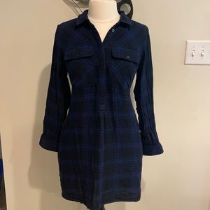 Flannel Shirt Dress